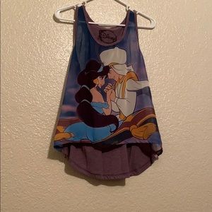 Sheer Aladdin tank top
